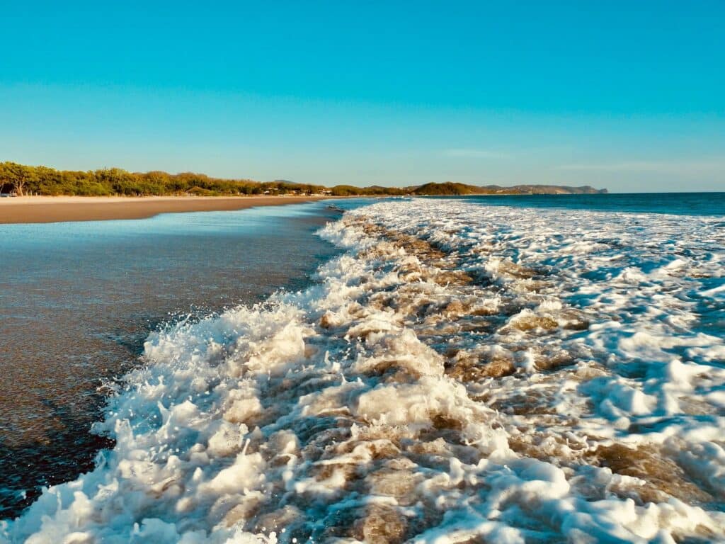 Pacific Coast of Nicaragua waves
